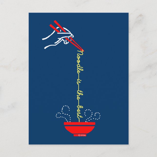 Noodle ist das beste postkarte (Vorderseite)