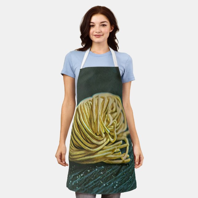 Noodle Liebesdesign Schürze (Getragen)