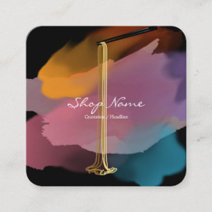 Noodle Shop Business Card Quadratische Visitenkarte