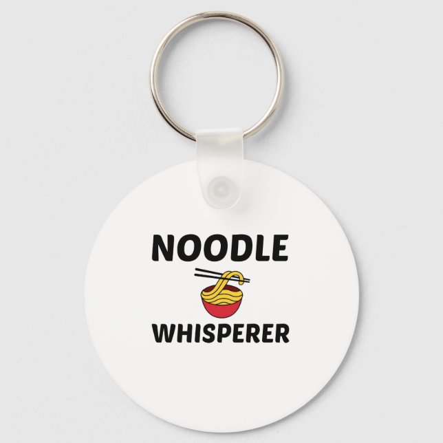 NOODLE WHISPERER SCHLÜSSELANHÄNGER (Vorderseite)