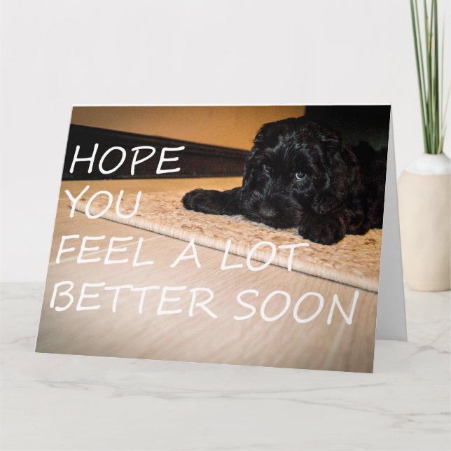 Noodle will dir, besser groß zu sein karte (Vorderseite)