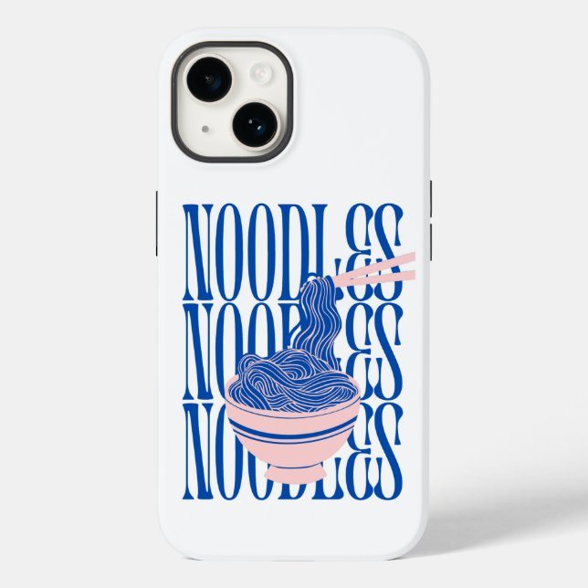 Noodles Creative Art Case-Mate iPhone Hülle (Rückseite)