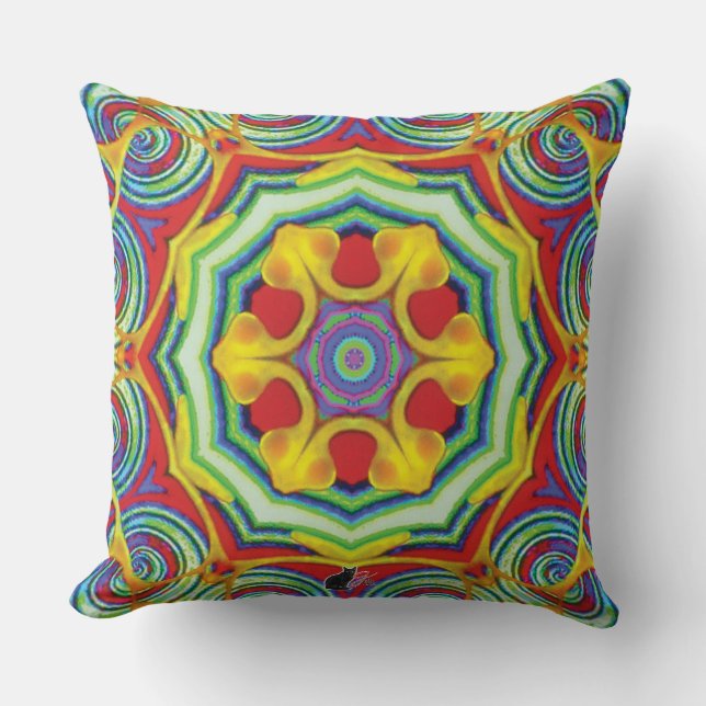 Noodles Kaleidoskop Pillow Kissen (Vorderseite)