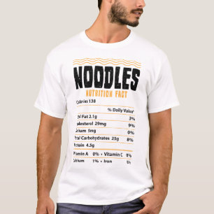 Noodles Nutrition Fakt - Nudeln T-Shirt