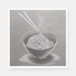Noodles - Standard Luncheon Paper Napkins Serviette