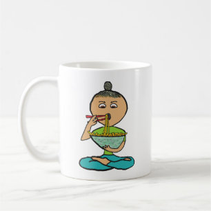 Noodles und Chopsticks Kaffeetasse