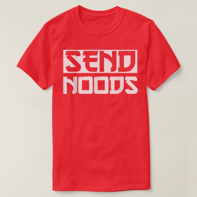 Noods Funny Ramen Noodle senden Noods T-Shirt (Design vorne)