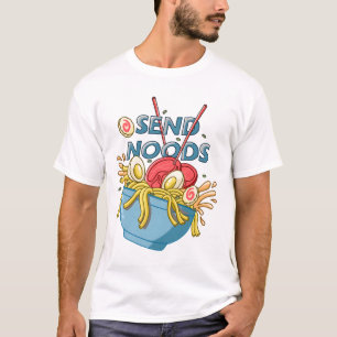 Noods Ramen Noodles senden T-Shirt