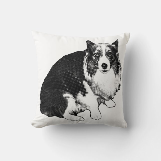 Nook träumt mit Corgi Kissen (Vorderseite)