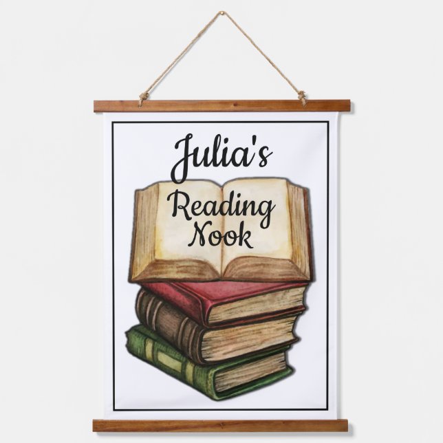 Nook Wandteppich Mit Holzrahmen (Vorderseite)