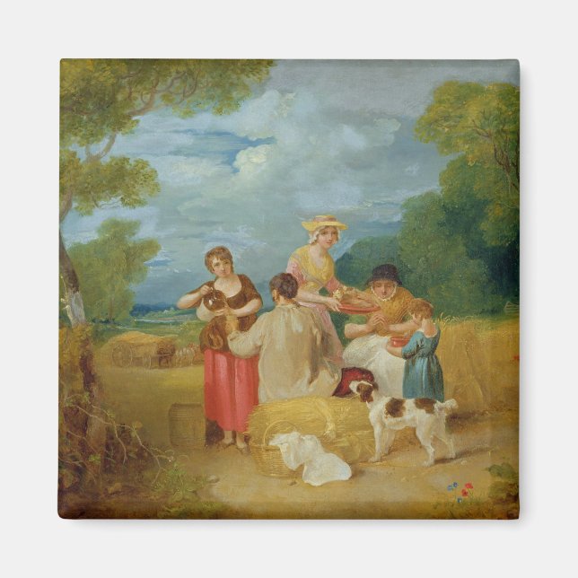 Noon, 1799 (Öl auf Leinwand) Magnet (Vorne)