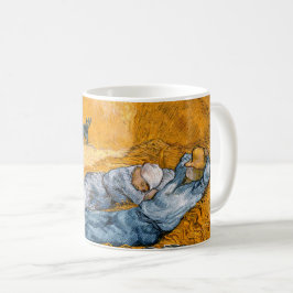 Noon, Erholung aus der Arbeit von Vincent Van Gogh Kaffeetasse