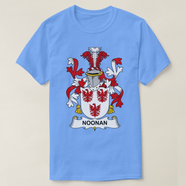 Noonan Coat of Arms Familienwappen T-Shirt (Design vorne)
