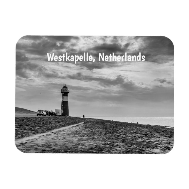 Noorderhooft Lighthouse, Westkapelle, Niederlande Magnet (Horizontal)