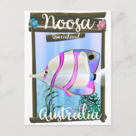 Noosa Australia Vintage Reiseplakat Postkarte