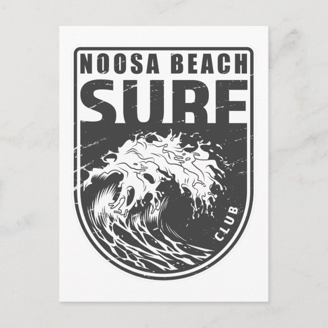 Noosa Beach Surf Club Postkarte (Vorderseite)