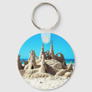 Noosa Strandsandcastle-Schlüsselanhänger Schlüsselanhänger