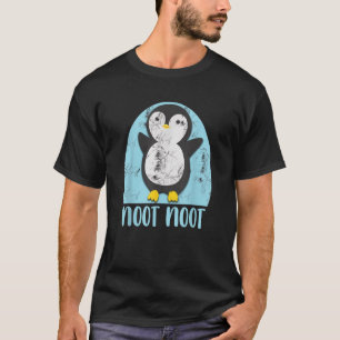 Noot Noot Lustiger Pinguin Vogel Sound Weihnachten T-Shirt