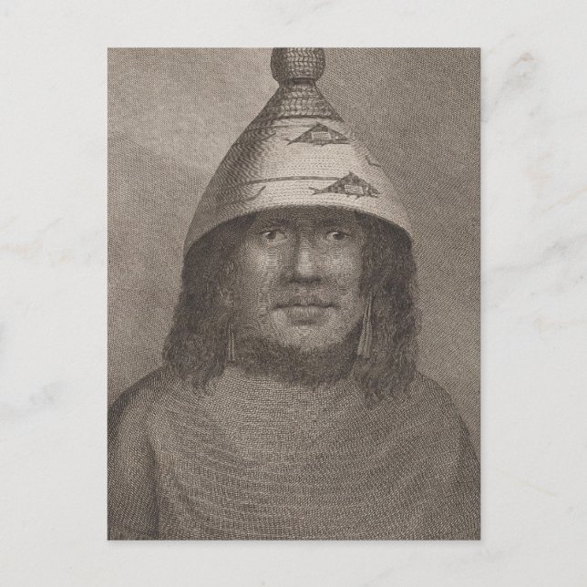 Nootka Woman, British Columbia Postkarte (Vorderseite)