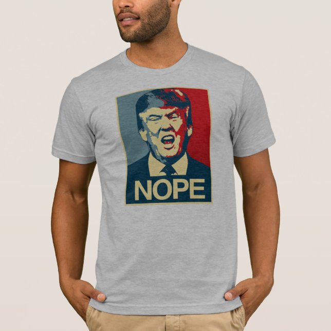 NOPE - Anti-Trumpf Plakat - Anti-Trumpf - T-Shirt (Vorderseite)