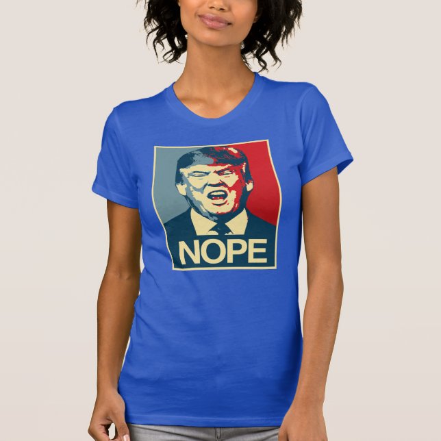 NOPE - Anti-Trumpf Plakat - Anti-Trumpf - T-Shirt (Vorderseite)