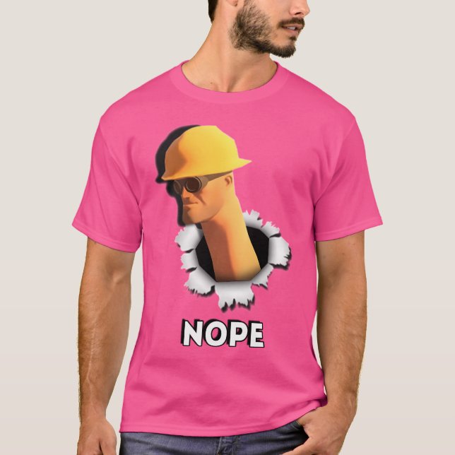 Nope Engineer Tf2 T-Shirt (Vorderseite)