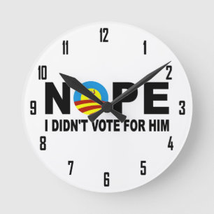 NOPE I DIDN'T VOTE FOR HIM RUNDE WANDUHR