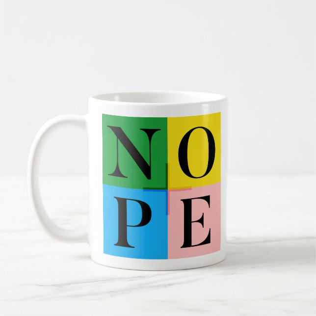 NOPE KAFFEETASSE (Links)