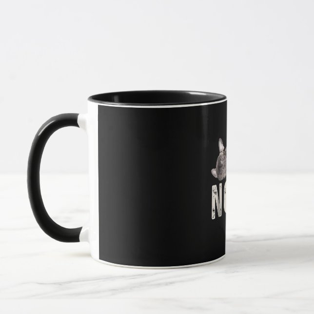 Nope Lazy French Bulldog Dog Lover Gift Tasse (Links)