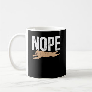 Nope Lazy French Bulldog Kaffeetasse