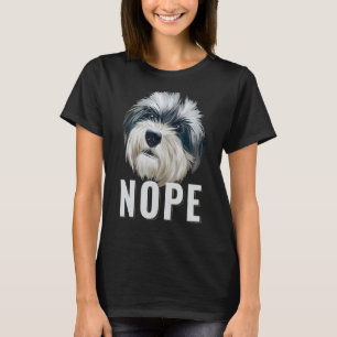 Nope Lazy Havanese Funny Havanese Dog Lover Pet Ow T-Shirt