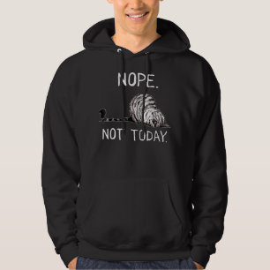 Nope Not Funny Lazy Cat Premium T - Shirt