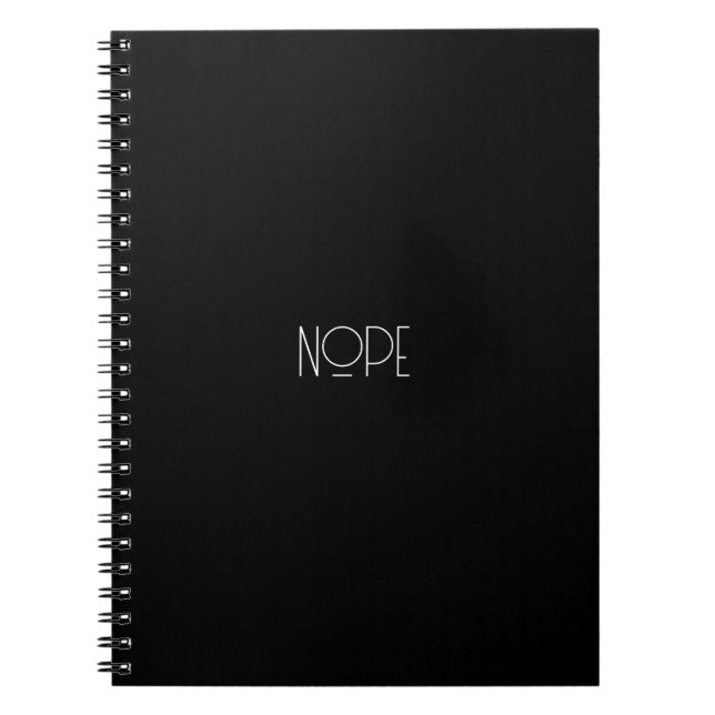 NOPE-Notebook Notizblock (Vorderseite)