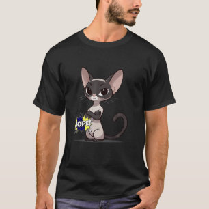 Nope Stubborn Oriental Shorthair Cat T-Shirt