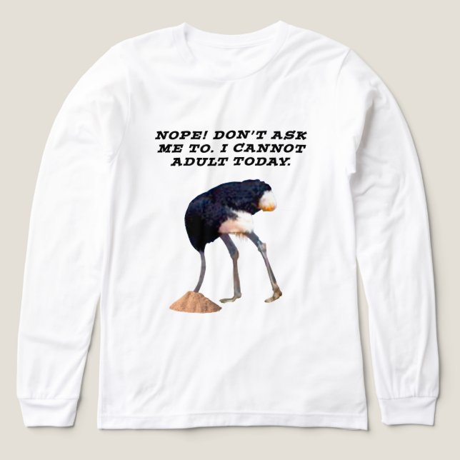 Nope! Tri-Blend Shirt (Design Vorderseite)