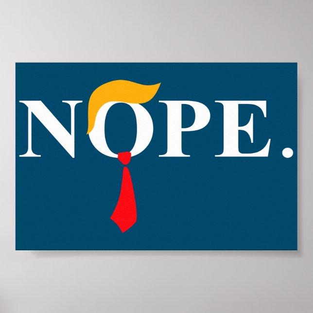 Nope Trump Poster (Vorne)