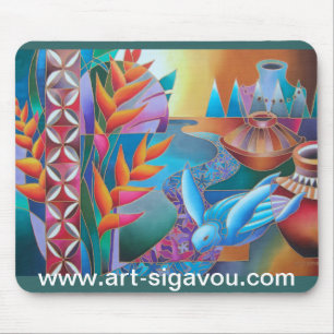 "NOQU VITI " MOUSEPAD