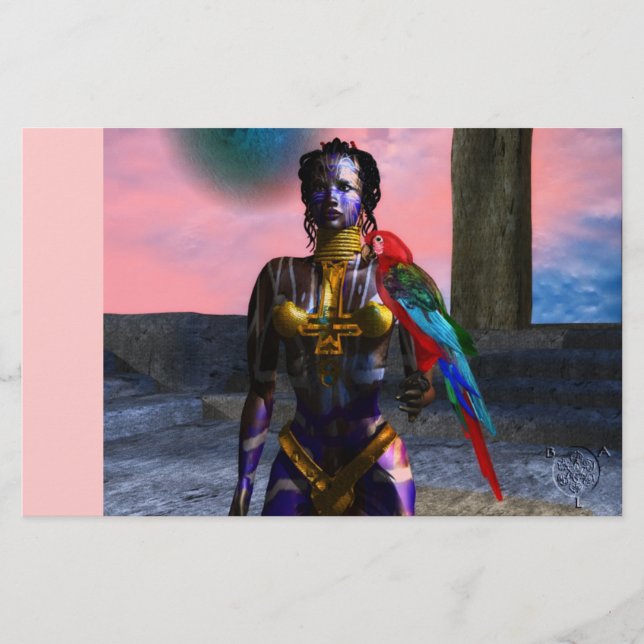 NORA CYBER WARRIOR BRIEFPAPIER (Vorderseite)