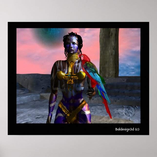 NORA CYBER WARRIOR POSTER (Vorne)