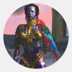 NORA CYBER WARRIOR RUNDER AUFKLEBER