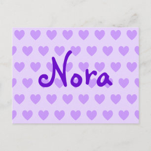 Nora Lila Postkarte