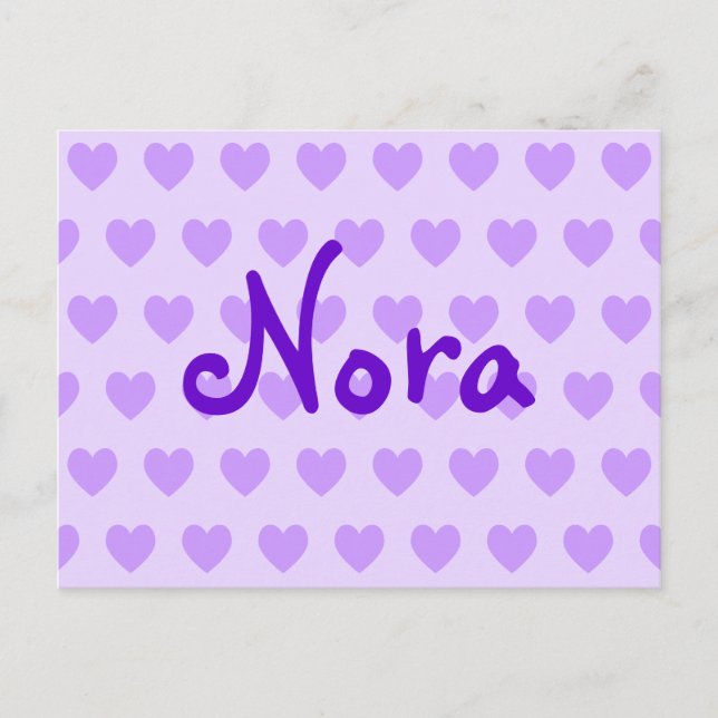 Nora Lila Postkarte (Vorderseite)