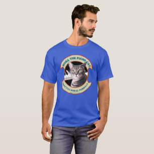 Nora The Piano Cat - T - Shirt