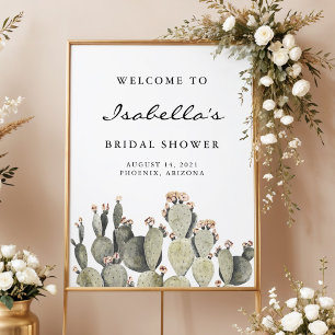 Norah - Bohemisches Prickly Pear Cactus Brautparty Poster