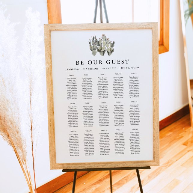 Norah - Prickly Pear Cactus Bohemisch Wüste Poster (Von Creator hochgeladen)