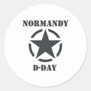 Norandy D-Day Runder Aufkleber