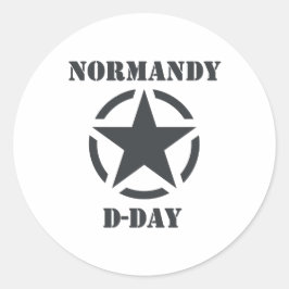 Norandy D-Day Runder Aufkleber
