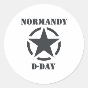 Norandy D-Day Runder Aufkleber