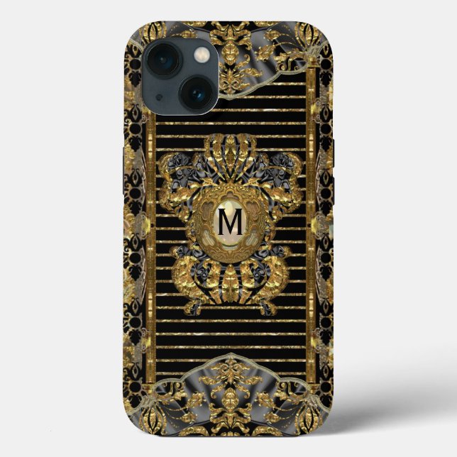 Norbury Margo Cool gestreift Elegant Case-Mate iPhone Hülle (Rückseite)