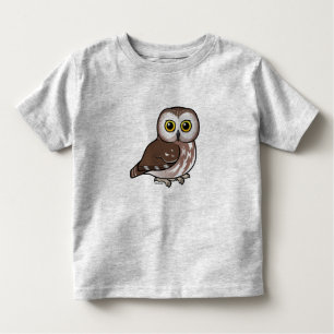Nord Birdorable Säge-whet Eule Kleinkind T-shirt